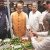 Agri Minister Shivraj Singh Chouhan at an exhibition during ICAR Foundation and Technology Day in New Delhi on Tuesday
