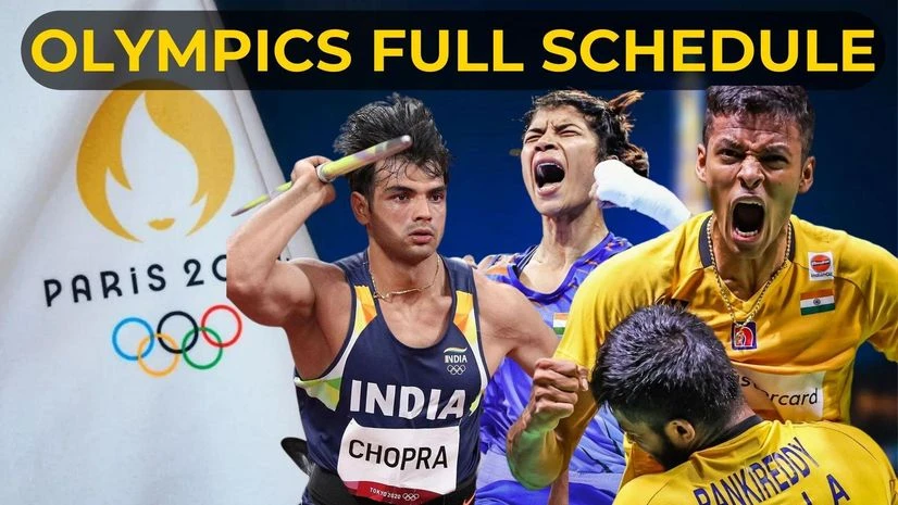 Paris Olympics 2024 full schedule, Games list, timings, live streaming | Olympic Games News Paris Olympics India full schedule 2024