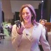 US Vice President Kamala Harris speaks on the phone with former President Barack Obama and former first lady Michelle Obama on Friday