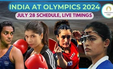 Paris Olympics 2024: India schedule on July 28, live time (IST), streaming Paris Olympics 2024: India schedule on Day 2, Manu Bhaker medal match