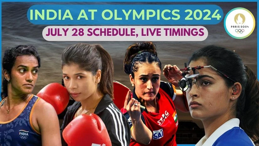 Paris Olympics 2024: India schedule on Day 2, Manu Bhaker medal match Paris Olympics 2024: India schedule on Day 2, Manu Bhaker medal match