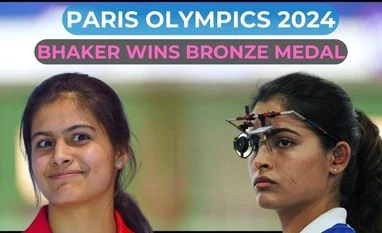 Manu Bhaker wins Bronze medal at Paris Olympics 2024 Manu Bhaker wins Bronze medal at Paris Olympics 2024