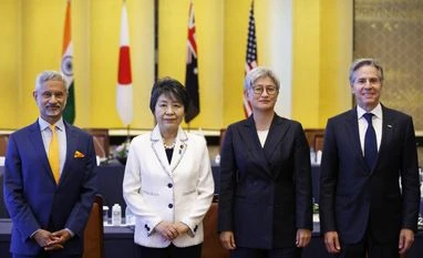 Quad members pledge to work towards free, peaceful Indo-Pacific region Quad, S Jaishankar, Jaishankar, Penny Wong, Penny, Wong, Antony Blinken, Blinken, Yoko, Yoko Kamikawa, Kamikawa