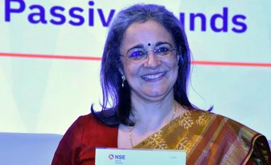 Madhabi Puri Buch, Chairperson, Securities and Exchange Board of India (SEBI) at the “Indian Capital Markets Transformative Shifts Achieved through Technology and Reforms” Photo: Kamlesh Pednekar Madhabi Puri Buch, Chairperson, Securities and Exchange Board of India (SEBI) at the “Indian Capital Markets Transformative Shifts Achieved through Technology and Reforms” Photo: Kamlesh Pednekar