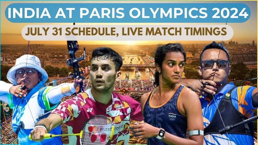 Paris Olympics 2024: India schedule on July 31, live time (IST), streaming | Olympic Games News Paris Olympics 2024: India matches on July 31