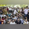 UPSC aspirants hold election to select delegation for talks with officials Protest, Students Protest, Coaching Centre Protest