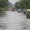 waterlogging, waterlogged, Delhi rains