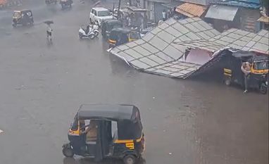 Thane billboard collapse Thane billboard collapse (Photo/X)