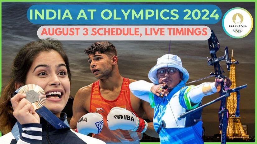 India at Paris Olympics 2024: India matches on August 3 India at Paris Olympics 2024: India matches on August 3