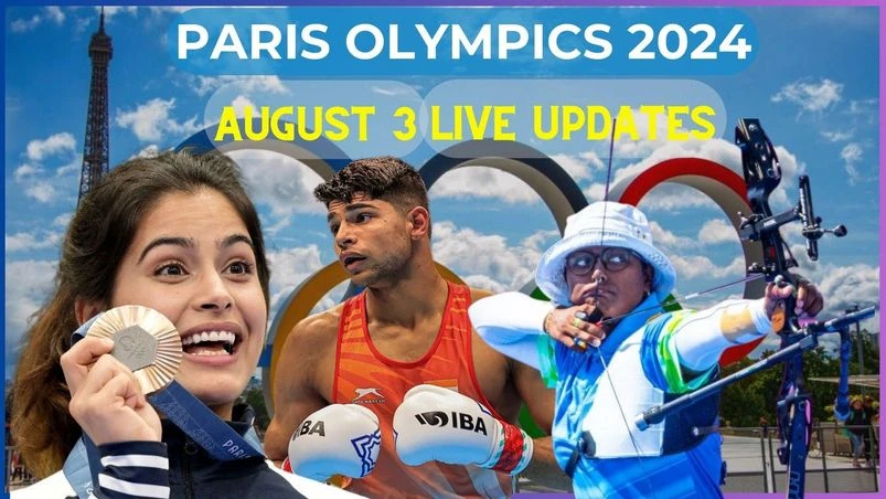 Paris Olympics 2024 LIVE UPDATES, Day 8: Manu finishes at 4th spot; Deepika's QF to begin soon | Olympic Games News Paris Olympics 2024: India live matches updates