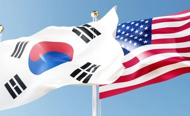 US-South Korea Flag US-South Korea Flag