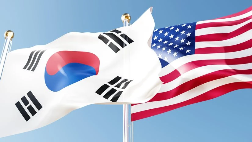 US-South Korea Flag US-South Korea Flag