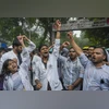 Delhi Aiims' students protest against administration over various issues Doctor Protest, AIIMS Protest, Protest