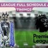 Premier League full schedule