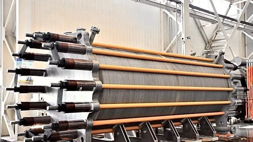 Electrolyser stack Electrolyser stack reference Photo: Gensol Engineering