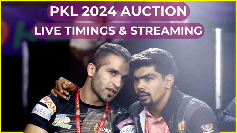 PKL 2024 auction live timing, teams salary purse, live streaming | Pro Kabaddi League 2023-24 Pro Kabaddi League