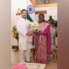 Congress leader Rahul Gandhi calls on President Murmu Rahul Gandhi Prez Murmu
