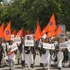 Monks protest at Indo-Bangla border for release of Iskcon temple priest