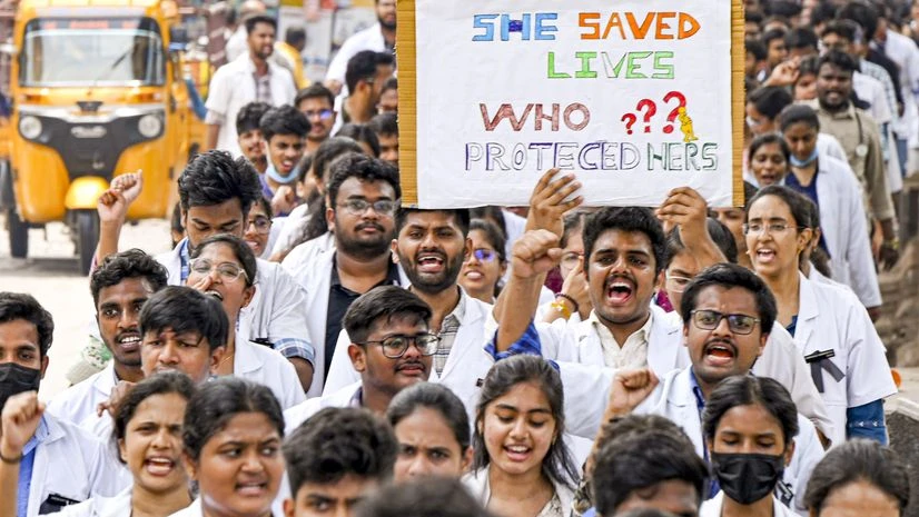 Don't want to be next victim: Delhi medics march against peer's rape-murder | India News Protest, Hyderabad Protest, Doctor Protest