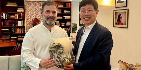 Rahul meets Foxconn chairman, discusses future of tech innovation in India