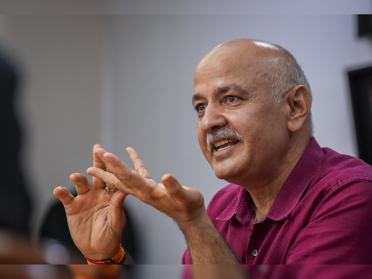 manish sisodia flood areas