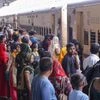 railway station, station