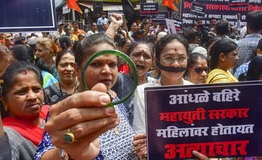 Badlapur sexual abuse: MVA calls for Maharashtra bandh on August 24 Badlapur Protest, Mumbai Protest,