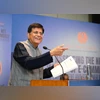 India, Africa should look at doubling bilateral tarde by 2030: Goyal Union Commerce Minister Piyush Goyal speaking at a launch event for a report on the net impact of e-commerce on employment and consumer welfare