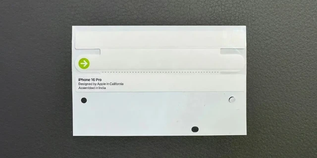 Assembled in India: Alleged Apple iPhone 16 Pro box label appears on web | Tech News Made in India iPhone 16 Pro