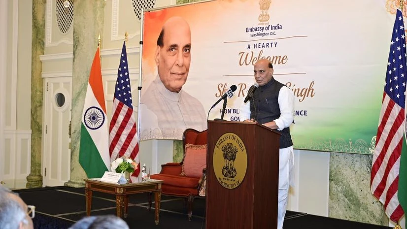 Defence Minister, Rajnath Singh in US Defence Minister, Rajnath Singh in US