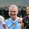 Mbappe, Haaland and Kane (L-R)