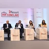 Tech, new hires drive evolving HR trends, says industry executives L to R - Ramesh Mitragoti, Group Exec President-HR, Aditya Birla Group; DP Nambiar, VP-HR, TCS; Rajkamal Vempati, Head Human Resources, Axis Bank; Saba Adil, CHRO, Edelweiss Life Insurance at BSmart HR Conclave in Mumbai | Photo: Kamlesh Pednekar