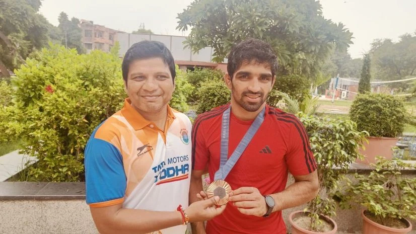 Aman Sehrawat one of the best wrestlers in the world: Coach Lalit Kumar | Olympic Games News Paris Olympics bronze medalist Aman Sehrawat with his coach Lalit Kumar