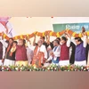 Former Jharkhand CM Champai Soren (second from left) joined the BJP in Ranchi on August 30 in the presence of Union Agriculture Minister Shivraj Singh Chouhan (fourth from left), Assam CM Himanta Biswa Sarma (extreme right), and Jharkhand BJP Preside Former Jharkhand CM Champai Soren (second from left) joined the BJP in Ranchi on August 30 in the presence of Union Agriculture Minister Shivraj Singh Chouhan (fourth from left), Assam CM Himanta Biswa Sarma (extreme right), and Jharkhand BJP Preside