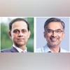 Sanjiv Bajaj, chairman & managing director, Bajaj Finserv (left); and Atul Jain, managing director, Bajaj Housing Finance Sanjiv Bajaj, chairman & managing director, Bajaj Finserv (left); and Atul Jain, managing director, Bajaj Housing Finance