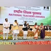 President Droupadi Murmu confers National Awards on teachers in Delhi Droupadi Murmu
