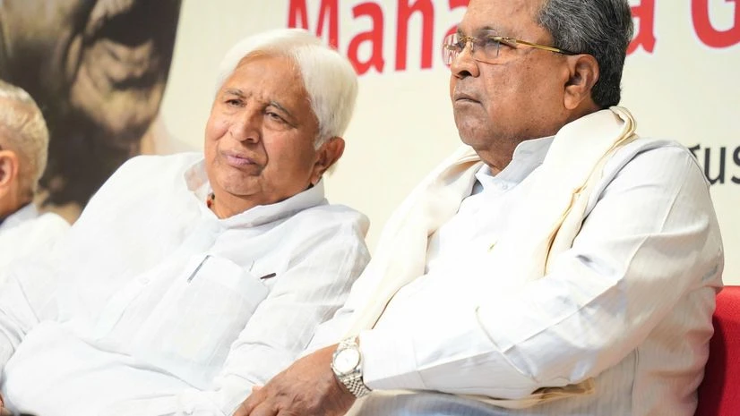 Karnataka Law minister, H K Patil with CM Karnataka Law minister, H K Patil with CM