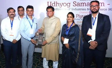 Madhya Pradesh bags 'top achiever' status in DPIIT business reforms Principal Secretary of the Department of Industrial Policy and Investment Promotion, MP Government Raghavendra Singh received the memento