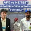 Afghanistan vs New Zealand Test September 9 weather forecast
