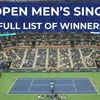 Full List of US Open Men's Singles winners