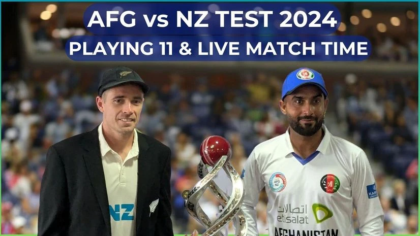 Afghanistan vs New Zealand Playing 11 and live toss time Afghanistan vs New Zealand Playing 11 and live toss time