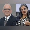 Sebi chairperson Madhabi Puri Buch (right) and her husband Dhaval Buch (left) Sebi chairperson Madhabi Puri Buch (right) and her husband Dhaval Buch (left)