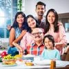 indian family, parents, children