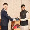 Civil Aviation Minister Ram Mohan Naidu Kinjarapu meets with Chinese delegation led Song Zhiyong