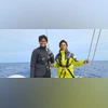 Two Indian Navy women officers to embark on blue-water global voyage | India News Indian navy women officers, Lt Cdr Roopa A and Lt Cdr Dilna K, Blue water voyage
