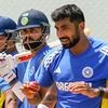 Yashasvi Jaiswal, Jasprit Bumrah and Virat Kohli