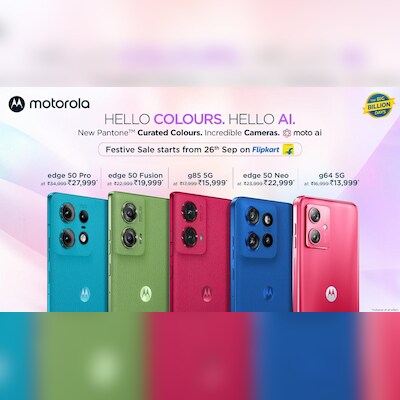 Flipkart Big Billion Days sale: Motorola unveils deals on Edge 50, G-series