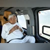 Bihar Floods: CM Nitish Kumar inspects flood-affected areas, relief works | India News Nitish Kumar, Nitish