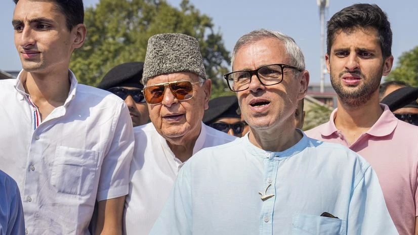 'Crown of thorns': Farooq Abdullah after son Omar takes oath as J&K CM | Politics News Omar Abdullah, Farooq Abdullah, Omar, Farooq