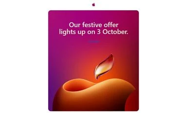 Apple to announce festive offer on iPhones, Macs, and more on October 3 Image: Apple